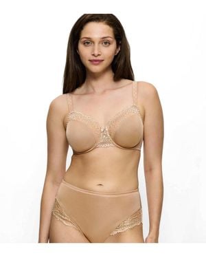 Triumph Ladyform Soft Minimizer Bra - Natural
