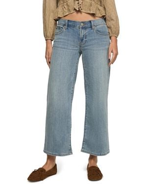 Lucky Brand Sweet Ankle Mid-rise Wide-leg Light-wash Jeans - Blue