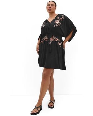City Chic Plus Size Seville Tunic Dress - Black