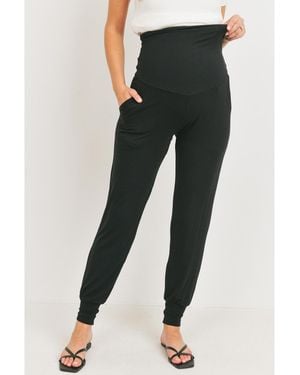 Hello Miss Over-the-belly Relaxed Fit sweatpants - Black