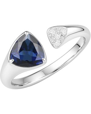 Macy's Lab-grown Emerald (1/2 Ct. T.w. - Blue