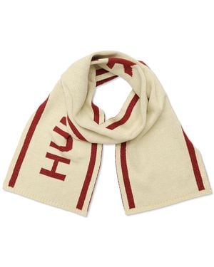 HUNTER Metallic Rib Logo Scarf - Multicolor