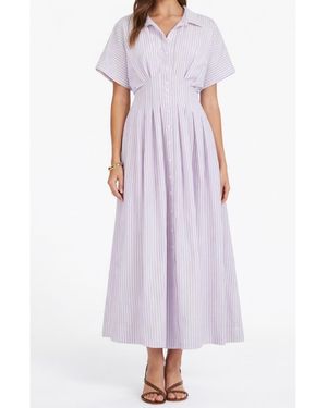 Bishop + Young Bishop + Young Bishop + Young Maude Waist Detail Shirtdress - Purple
