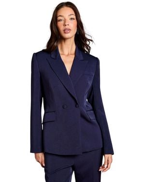 Coast Double Breasted Blazer - Blue