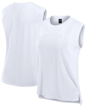 Fanatics Cincinnati Bengals Studio Gym Tank Top - White