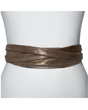 Ada Midi Wrap Belt - White