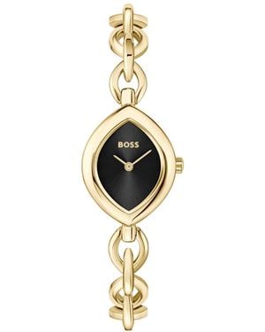 BOSS Fiora Quartz Ionic Plated Thin Steel Watch - Metallic