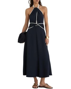 Reiss Blair Midi Dress - Blue