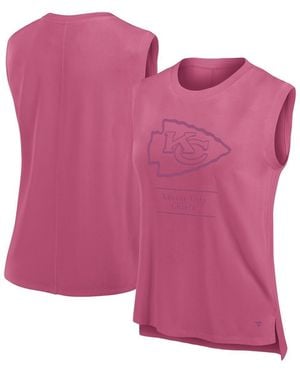 Fanatics Kansas City Chiefs Studio Embrace Tank Top - Pink