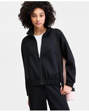 ID Ideology Butter Soft Funnel-neck Full-zip Jacket - Blue