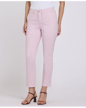 NYDJ Margot Girlfriend High-rise Jeans - Pink