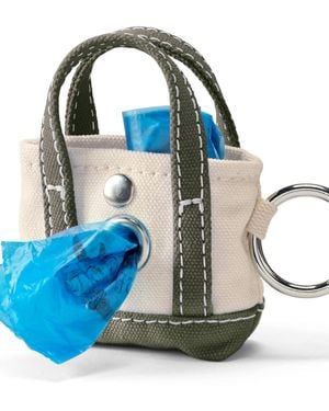 Lands' End doggy Doooo Micro Tote - Blue