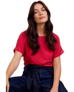 Celtic & Co. Cotton Crew Neck T-shirt - Red