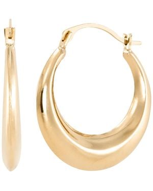 Macy's Polish Graduated Hoop Earrings - Metallic