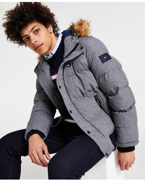 Tommy Hilfiger Short Snorkel Coat - Gray