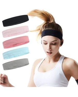Peneyon Non-slip Elastic Workout Headband - Multicolor
