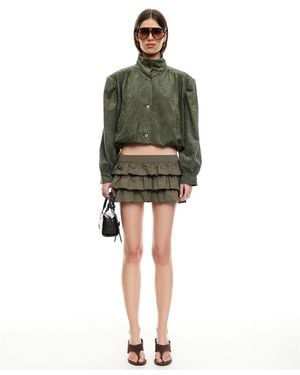 Lioness Luminous High Neck Jacket - Green