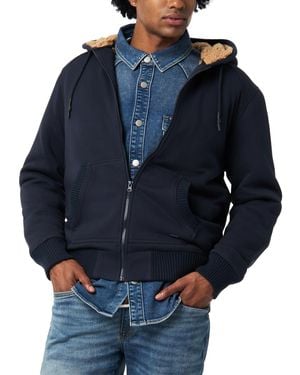 Buffalo David Bitton Fasox Relaxed Full-zip Hooded Jacket - Blue
