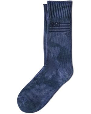 Polo Ralph Lauren Indigo Piece Dye Boot Socks - Blue