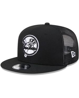 KTZ New York Yankees 9fifty Adjustable Trucker Hat - Black