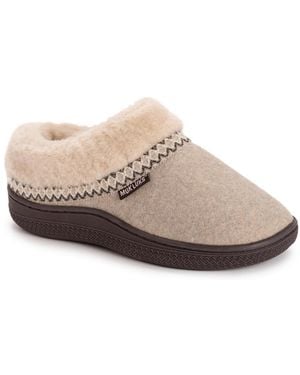 Muk Luks Neira Faux Wool Clog - Natural