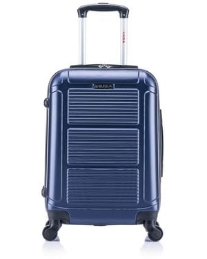 InUSA Pilot 20" Lightweight Hardside Spinner Carry-on luggage - Blue