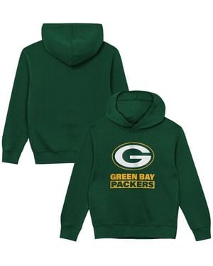 Outerstuff Toddler Bay Packers Back To Basics Hoodie - Green