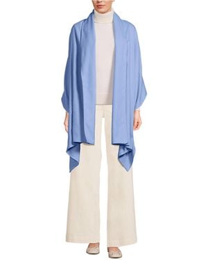 Lands' End Cashtouch Travel Wrap - Blue