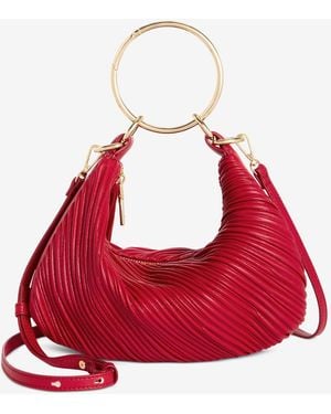 INC International Concepts Small Donniee Bangle Crossbody Bag - Red