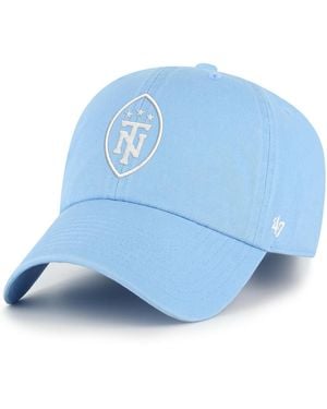'47 Tennessee Titans Secondary Logo Clean Up Adjustable Hat - Blue