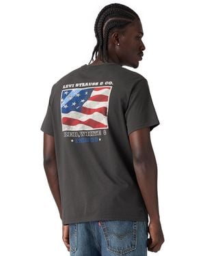 Levi's Signature Graphics Crewneck T-shirt - Black