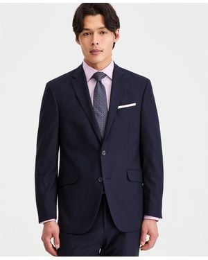 Kenneth Cole Techni-cole Suit Separate Slim-fit Suit Jacket - Blue