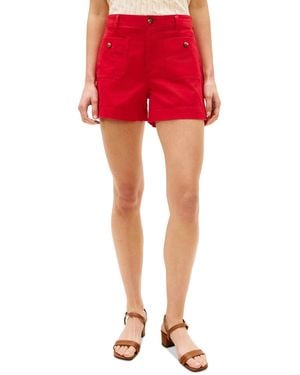 Tommy Hilfiger Twill Patch Pocket Shorts - Red