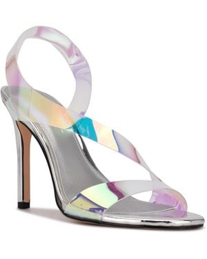 Nine West Ilene Almond Toe Dress Sandals - White