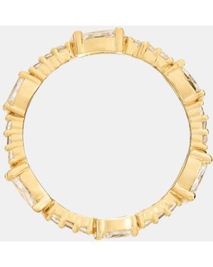 Givenchy Cubic Zirconia Band Ring - Metallic