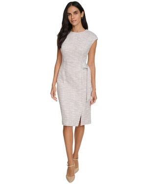 Calvin klein tweed dress hotsell