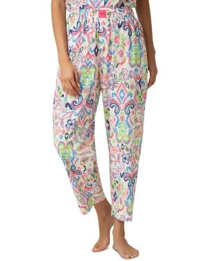 Hue Poplin Pajama Pants - Multicolor