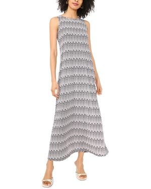 Vince Camuto Sleeveless Crewneck Maxi Dress - Gray