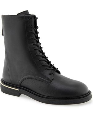 Rebecca Minkoff Haizea Combat Round-toe Boots - Black