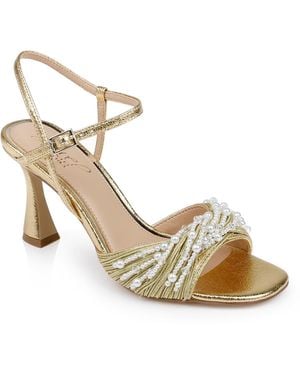 Badgley Mischka Fanny Dress Sandals - Metallic