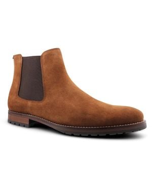 Blake McKay Davidson Fashion Dress Casual Chelsea Boots - Brown