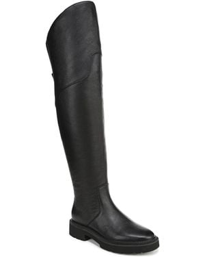 Naturalizer Scarlette Almond Toe Tall Over The Knee Boots Regular Calf Wide Calf Extra Wide Calf - Black