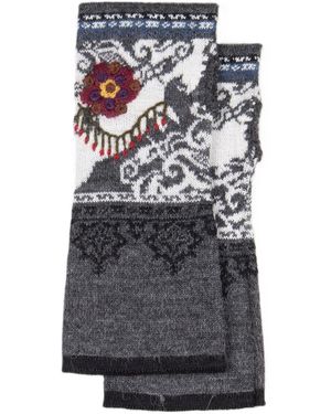 Simply Natural Melia Alpaca Handwarmer Gloves - Gray