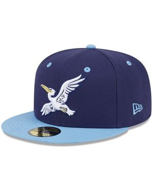 KTZ Myrtle Beach Pelicans Theme Nights 59fifty Fitted Hat - Blue