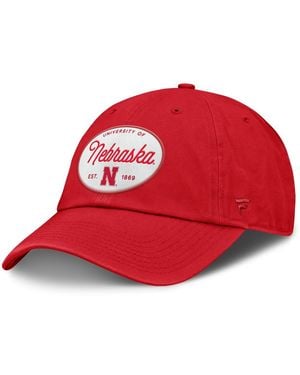 Fanatics Nebraska Huskers Candid Adjustable Hat - Red