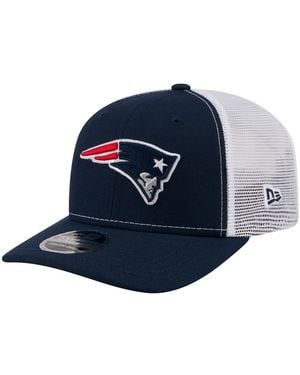 KTZ New England Patriots 9seventy Trucker Adjustable Hat - Blue