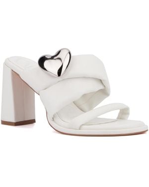 Olivia Miller Lovey Dovey Heel Sandal - White