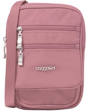 Baggallini Rfid Journey Crossbody - Pink