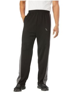 Kingsize Big & Tall Power Wicking Pants - Black