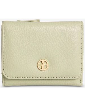 Giani Bernini Softy Leather Trifold Wallet - Natural